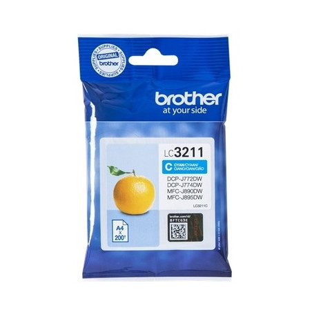 Brother ULC3211C Cartouche originale LC3211C - Cyan