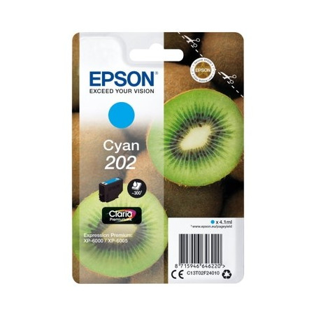 Epson U202C Cartouche originale C13T02F24010 - Cyan