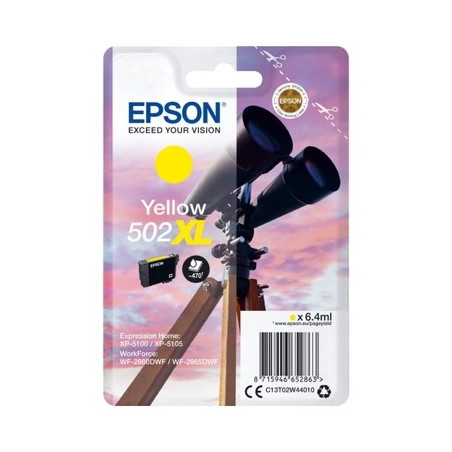 Epson U502XLY Cartouche originale T02W440 - Jaune