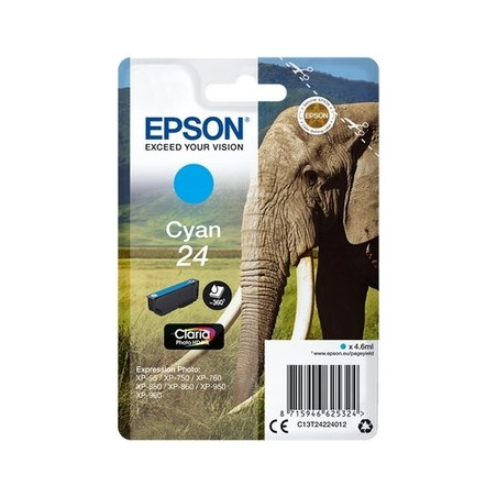 Epson UT2422 Cartouche originale T242240 - Cyan