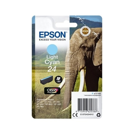 Epson UT2425 Cartouche originale T242540 - Cyan Clair