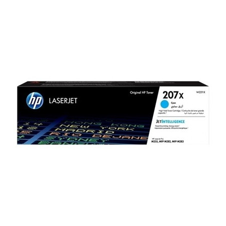 Toner authentique Hp W2211X, 207X - Cyan