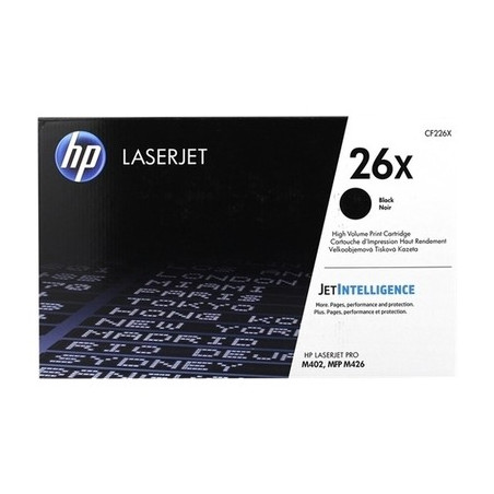 Toner authentique Hp CF226X, 26X - noir