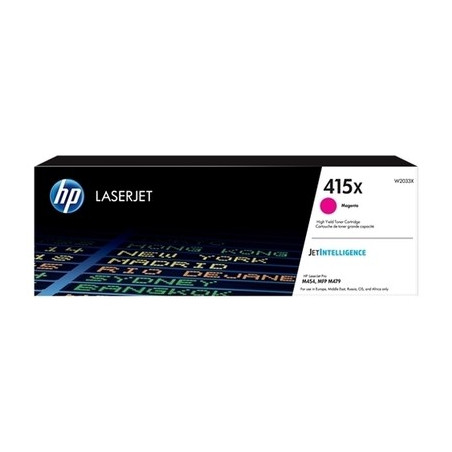 Toner authentique Hp W2032X, 415X - Jaune