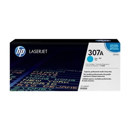 Toner authentique Hp CE741A, 307A - Cyan