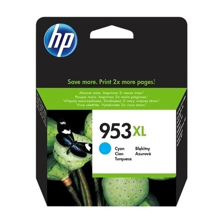 hp H953XLC Cartouche originale F6U16AE - Cyan