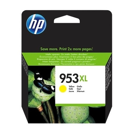 hp H953XLY Cartouche originale F6U18AE - Jaune