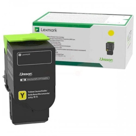 Toner authentique Lexmark 78C20Y0 - Jaune