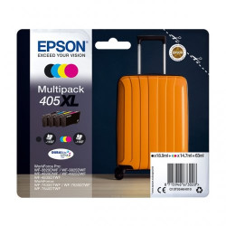 Epson E405XLB/CL Pack x 4 original C13T05H64010 - Noir Cyan Magenta Jaune