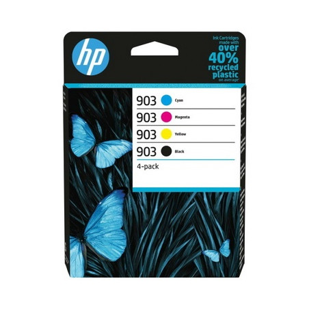 hp K903B/CL Pack x 4 original 6ZC73AE - Noir Cyan Magenta Jaune