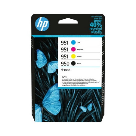 hp H950/951 Pack x 4 original 6Z65AE - Noir Cyan Magenta Jaune